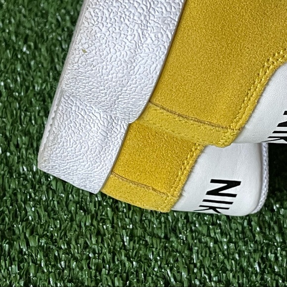 Nike Blazer Low '77 Vintage Suede Speed Yellow White DA7254-700 sz 12 Men's - Picture 10 of 12